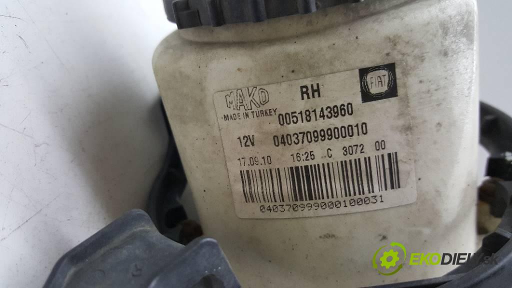 FIAT DOBLO  2010 105 kW   1598,00 Hmlové svetlo, hmlovka pravy 00518143960    (Ostatné)