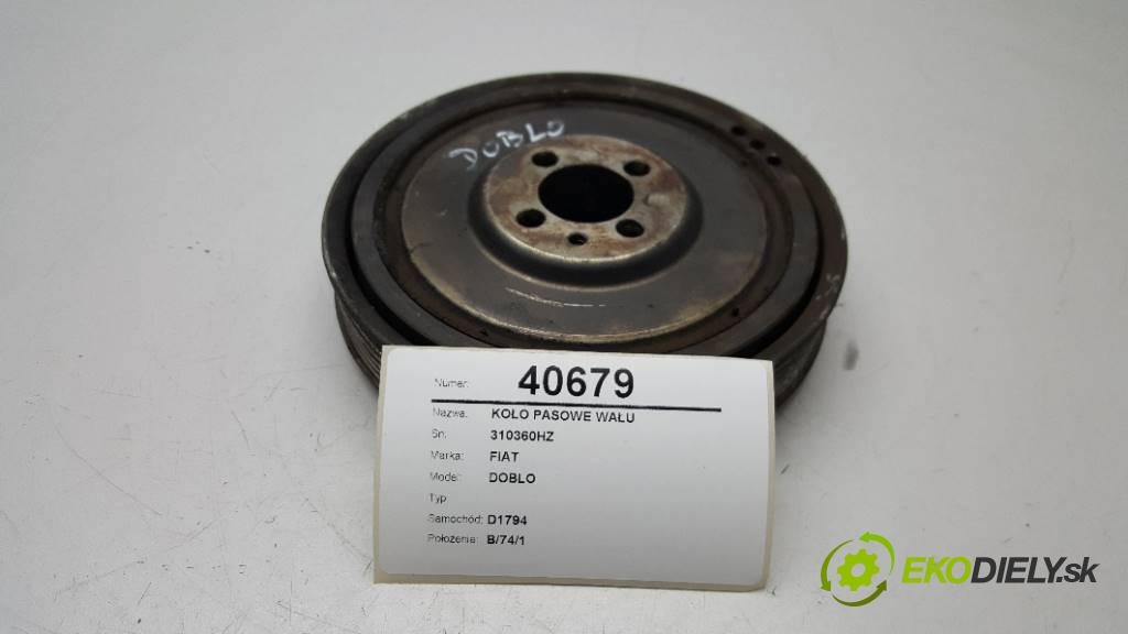 FIAT DOBLO  2010 105 kW   1598,00 kolo kolová hřídele 310360HZ