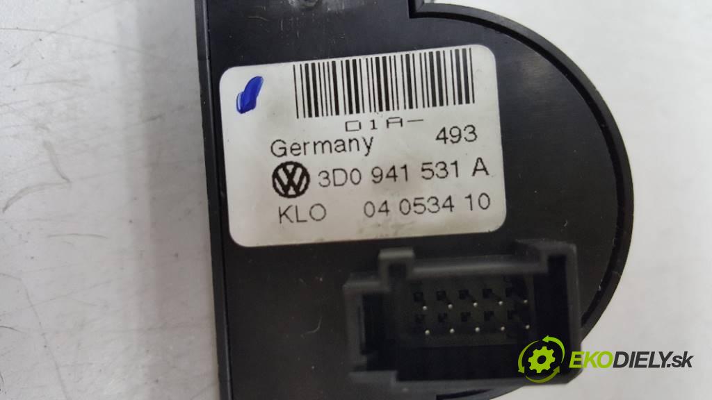 VOLKSWAGEN PHAETON 5.0 TDI 2003 313 kW 5.0 TDI 4921,00 Prepínač svetiel 3D0941531A (Prepínače, spínače, tlačidlá a ovládače kúrenia)