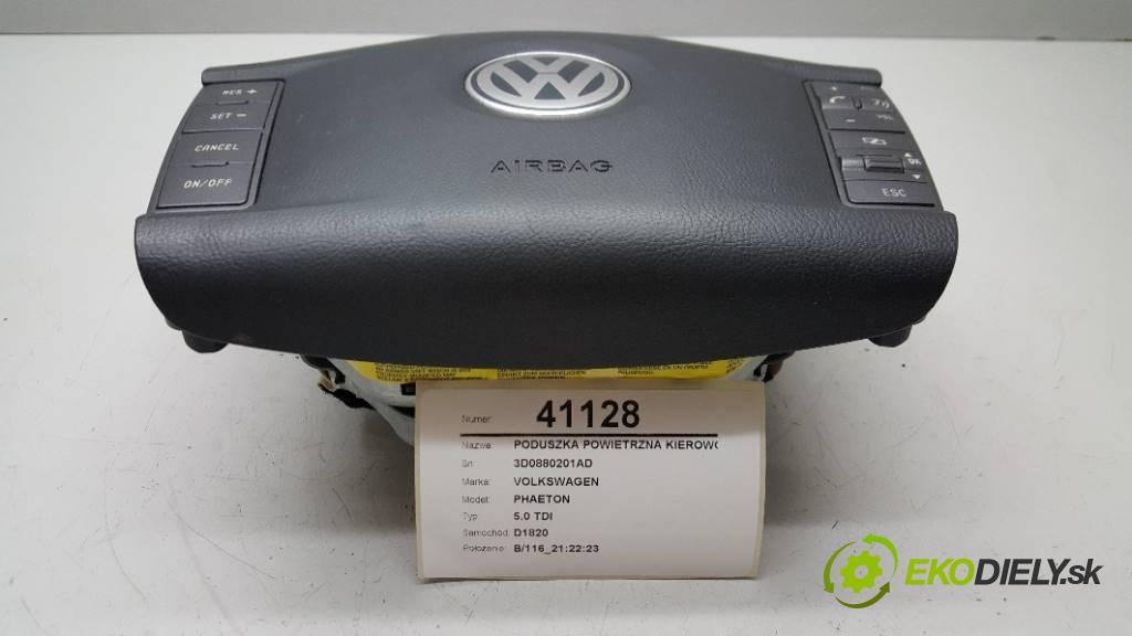 VOLKSWAGEN PHAETON 5.0 TDI 2003 313 kW 5.0 TDI 4921,00 AirBag - volantu airbag 3D0880201AD