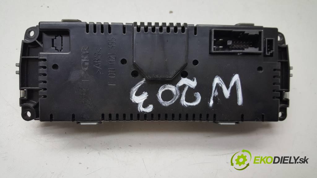 MERCEDES-BENZ C200 KOMPRESSOR W203 C SPORT COUPE 2006 163 kW W203 C SPORT COUPE 1796 Panel ovládania kúrenia KLIMATYZACJI  A2038304085 (Prepínače, spínače, tlačidlá a ovládače kúrenia)