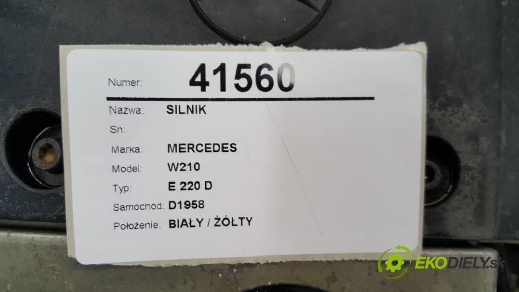 MERCEDES W210 E 220 D 1996 70,00 kW 95 KM E 220 D 2155,00 Motor  (Motory (kompletné))