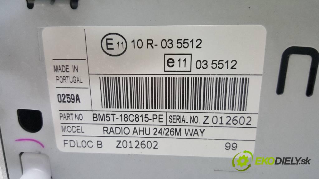 FORD B-MAX 1.0 EcoBoost 2013 92 kW  125 KM 1.0 EcoBoost 998,00 RADIO BM5T-18C815-PE   (Audio zariadenia)