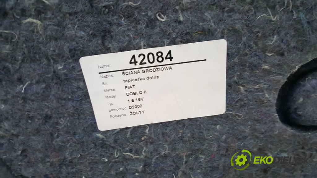 FIAT DOBLO II 1.6 16V 2016 77 kW 105 KM 1.6 16V 1598,00 Stena deliaca tapicerka dolna (Ostatné)