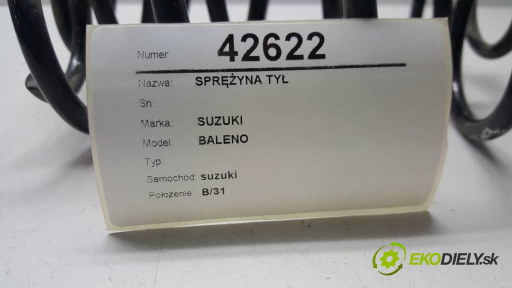 SUZUKI BALENO    2017 90,00   1242,00 Pružina zad  (Ostatné)