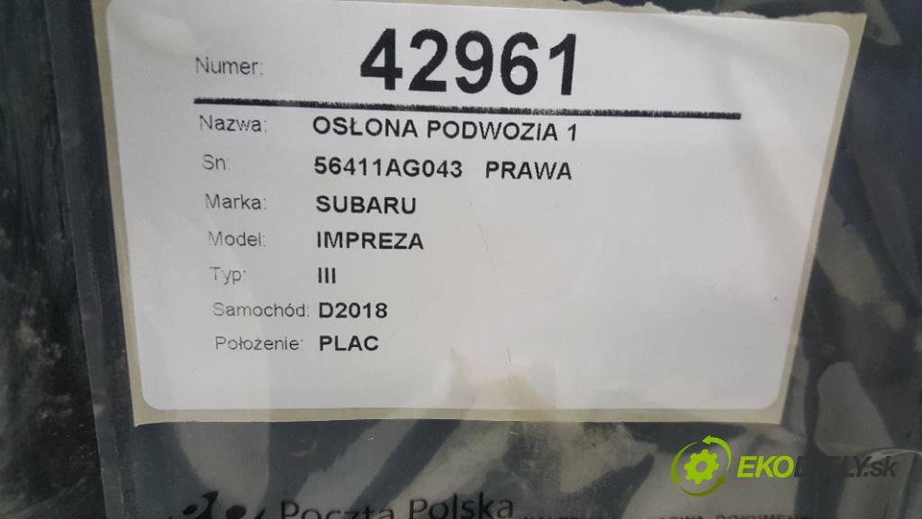 SUBARU IMPREZA III 2011 150KM III 1998 Clona podvozku 1 56411AG043   PRAWA