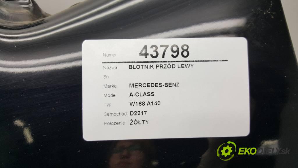 MERCEDES-BENZ A-CLASS W168 A140 1999 82 kW W168 A140 1397,00 Blatník predný ľavy  (Predné ľavé)