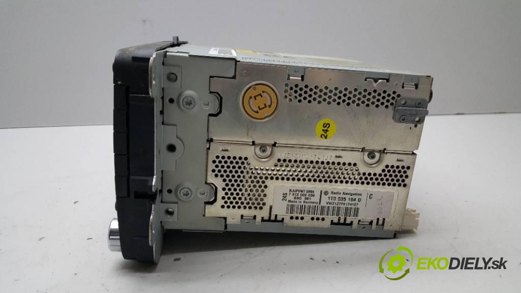 VOLKSWAGEN PASSAT B6  variant 2005 103 KW   1968,00 RADIO 1T0035194D (Audio zariadenia)