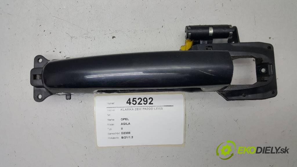 OPEL AGILA II 2010 55 kW II 1.3 CDTI Kľučka vonkajšia predný ľavá strana