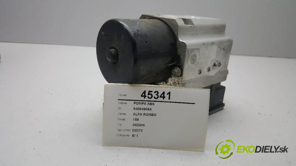 ALFA ROMEO 159 SEDAN  110KW SEDAN 1910 Pumpa ABS 54084905A (Pumpy ABS)
