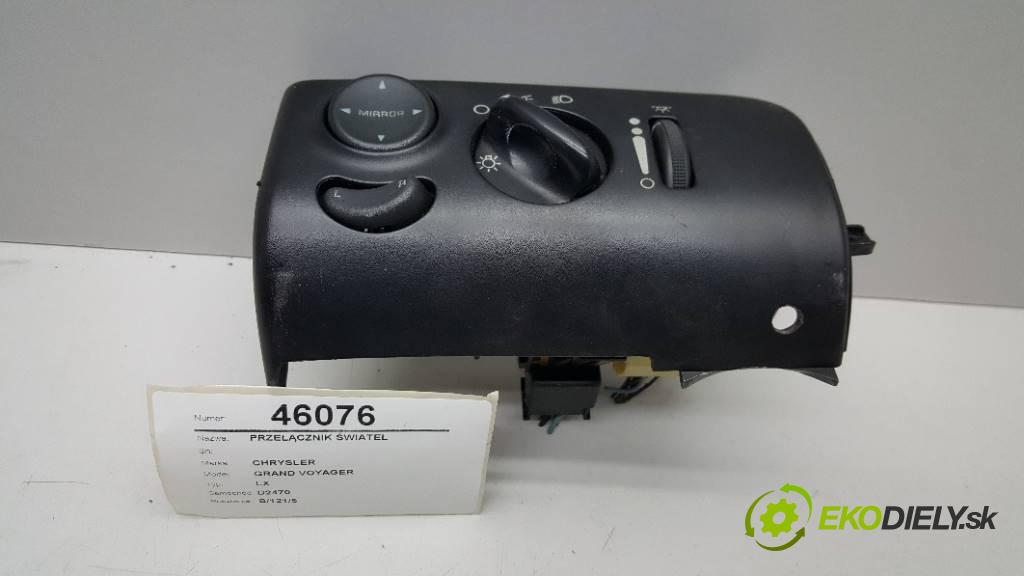 CHRYSLER GRAND VOYAGER LX  2000 116 KW LX  3301 Prepínač svetiel  (Prepínače, spínače, tlačidlá a ovládače kúrenia)