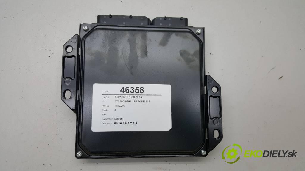 MAZDA 6  2007 105KW GG 1998 riadiaca jednotka Motor 275800-6594   RF7K18881S (Riadiace jednotky)