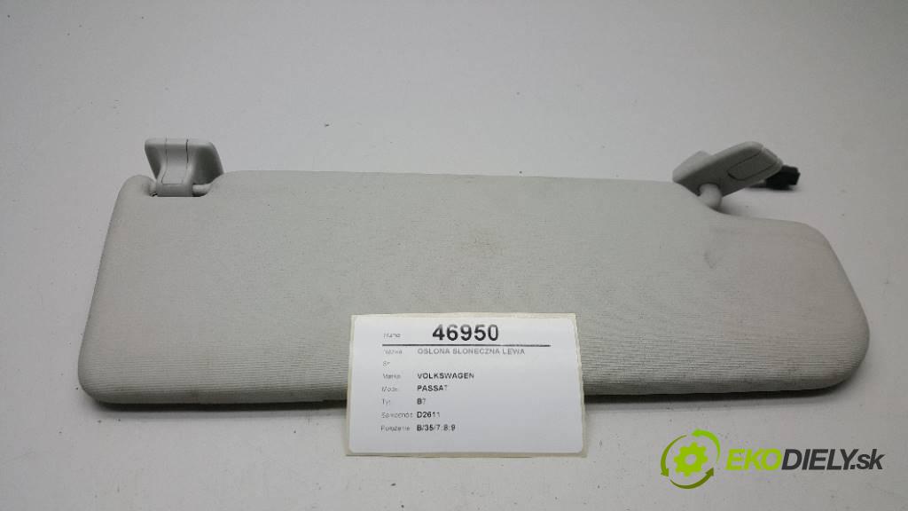VOLKSWAGEN PASSAT B7 2013  B7 1968 Clona slnečná ľavá strana