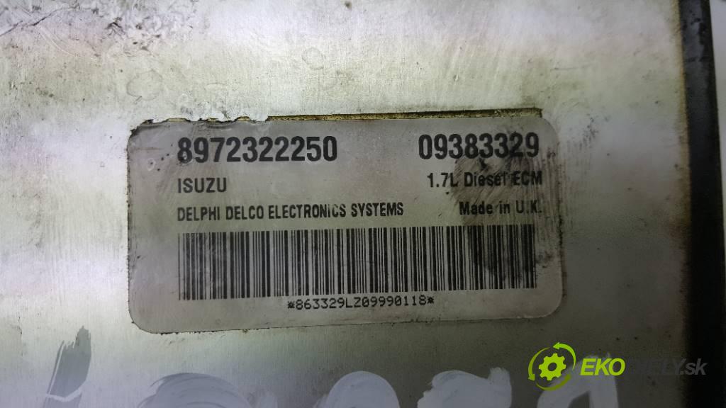 OPEL ASTRA G 2001 55KW G 1686 riadiaca jednotka Motor 09383329   (Riadiace jednotky)