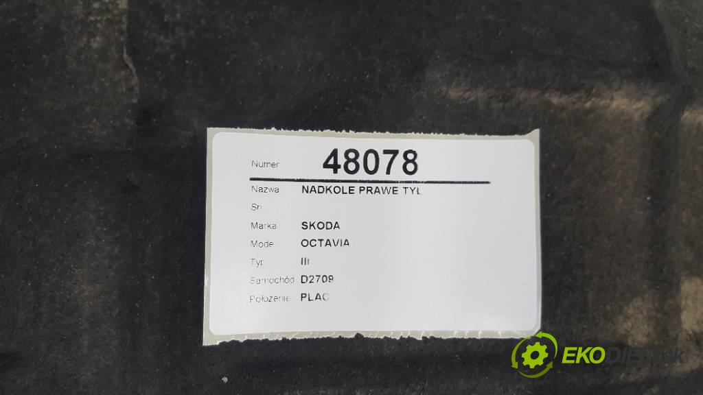 SKODA OCTAVIA III 2014 132KW III 1798 podblatník pravé zadní část