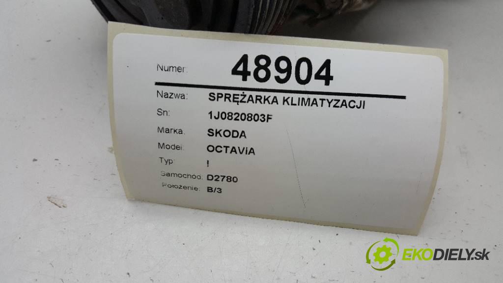 SKODA OCTAVIA I 2000 74KW I 1595 Kompresor klimatizácie 1J0820803F (Kompresory klimatizácie)