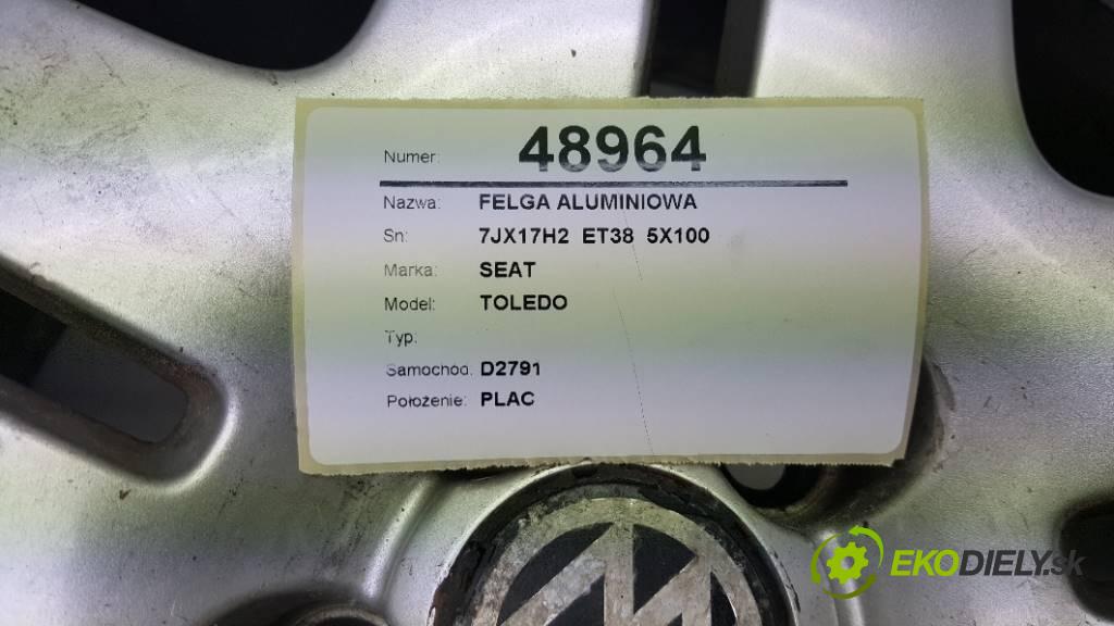 SEAT TOLEDO   2001 92KW   1781 disk - 7JX17H2  ET38  5X100 (Hliníkové)