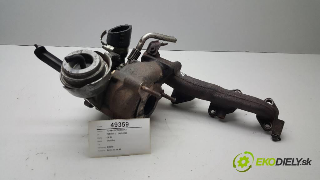 OPEL OMEGA   2002 88KW   2172 Turbodúchadlo,turbo 705097-2   24404592 (Turbodúchadlá (kompletné))