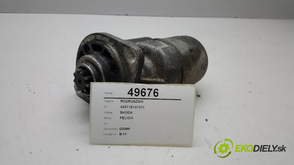 SKODA FELICIA   1998 0KW   1289 Štartér 443115141310 (Štartéry)