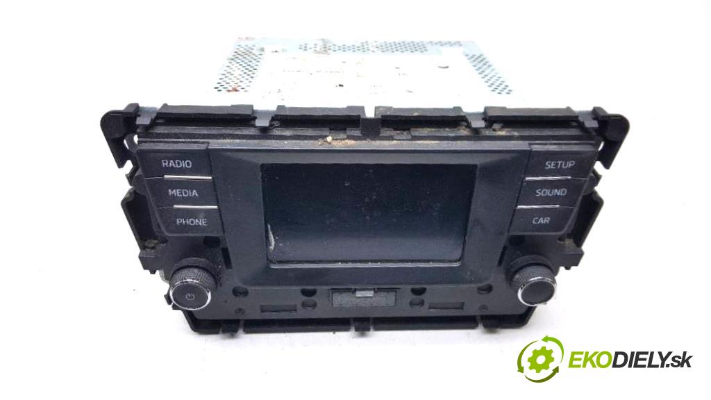 SKODA RAPID  II 2017 85KW  II 1598 RADIO 5JA035871A (Audio zariadenia)