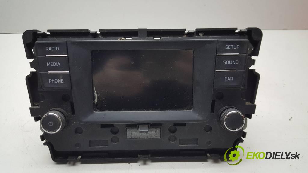 SKODA RAPID  II 2017 85KW  II 1598 RADIO 5JA035871A (Audio zariadenia)
