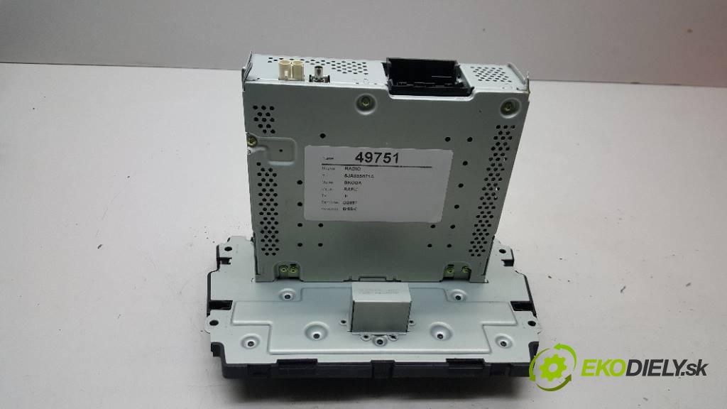 SKODA RAPID  II 2017 85KW  II 1598 RADIO 5JA035871A (Audio zariadenia)