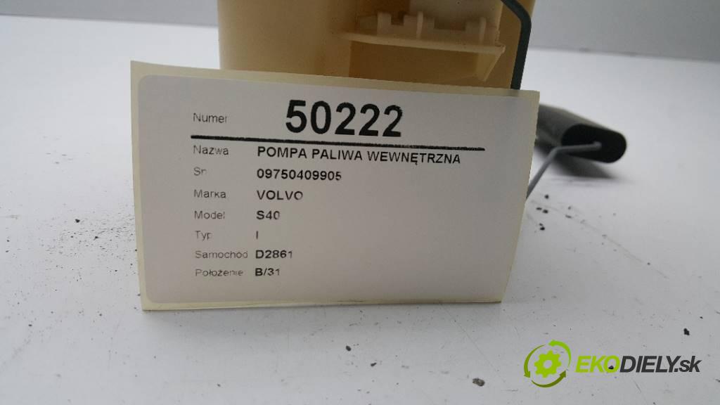 VOLVO S40 I 1996 140 kW I 1948 Pumpa paliva vnútorná 09750409905 (Palivové pumpy, čerpadlá, plaváky)