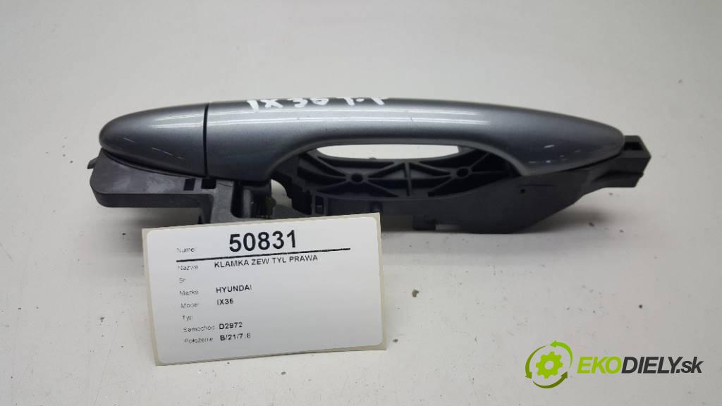 HYUNDAI  IX35   2012 99KW   1591 Kľučka vonkajšia zad pravá