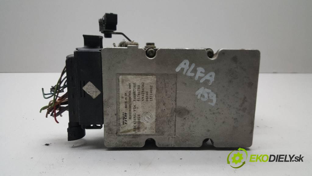ALFA ROMEO 159   2006 100KW   1910 Pumpa ABS 54084738E   (Pumpy ABS)