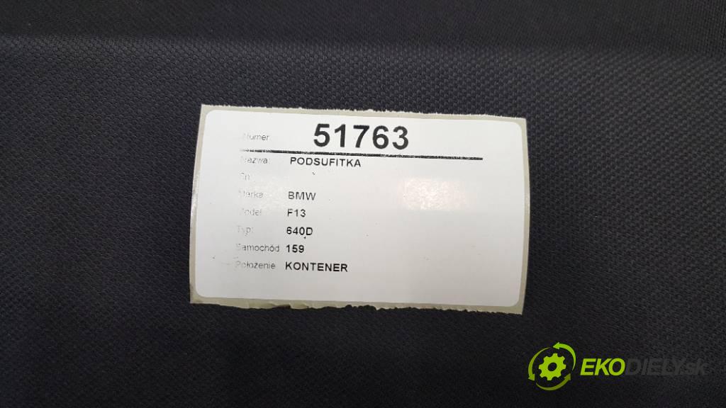 BMW F13 640D 2014 313 kW 640D 2993 Stropný tapacír  (Stropné tapacíre)