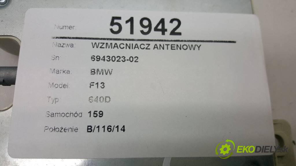 BMW F13 640D 2014 313 kW 640D 2993 Zosilňovač antenový 6943023-02   (Zosilňovače)
