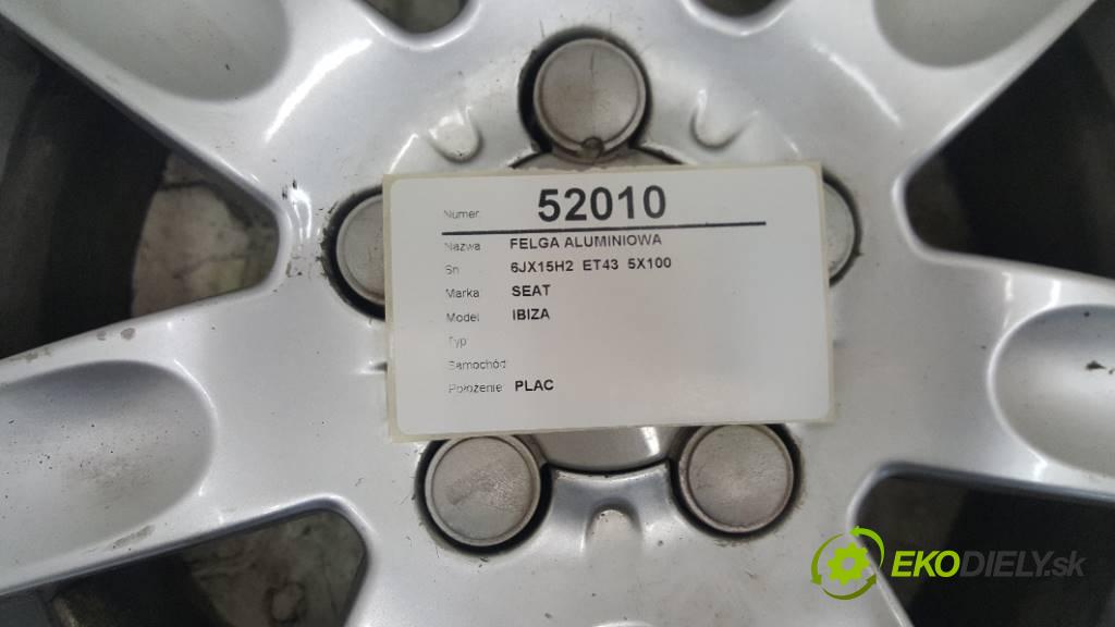 SEAT IBIZA       disk - 6JX15H2  ET43  5X100