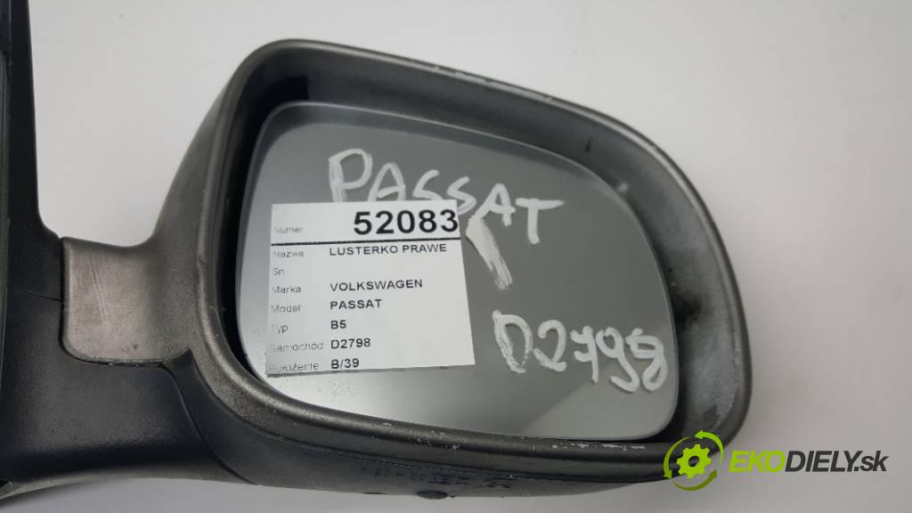 VOLKSWAGEN PASSAT B5 2004 96KW B5 1896 Spätné zrkadlo pravé 5 PIN (Ostatné)