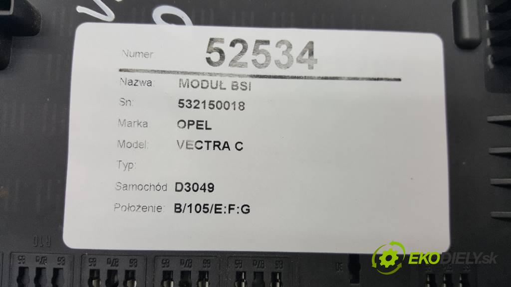 OPEL VECTRA C    122 kW   1375 MODUL BSI 532150018