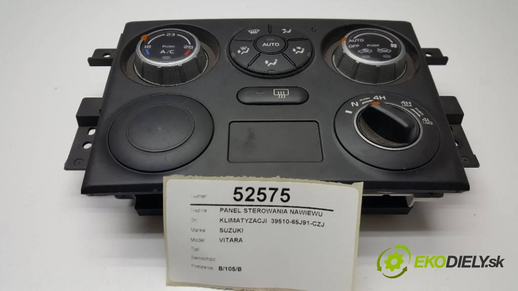 SUZUKI VITARA       Panel ovládania kúrenia KLIMATYZACJI  39510-65J91-CZJ (Prepínače, spínače, tlačidlá a ovládače kúrenia)