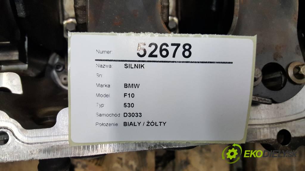 BMW F10 530 2013 190KW 530 2993 motor  (Motory (kompletní))