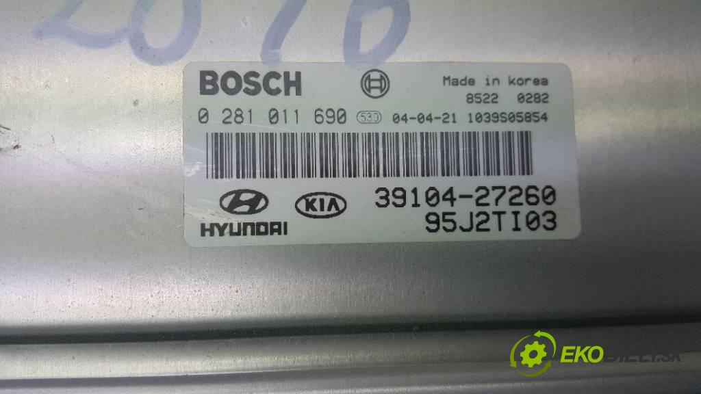 HYUNDAI  TUCSON   2004 83KW   1991 riadiaca jednotka Motor 39104-27260   0281011690 (Riadiace jednotky)