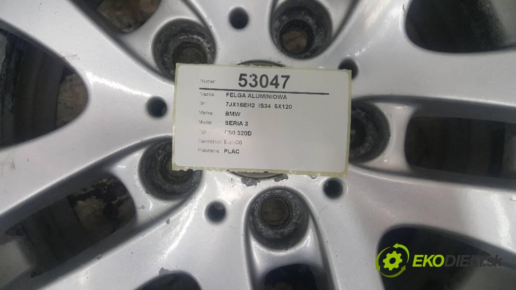 BMW SERIA 3 E90 320D 2006 163 kW E90 320D 1990 disk - 7JX16EH2  IS34  5X120 (Hliníkové)
