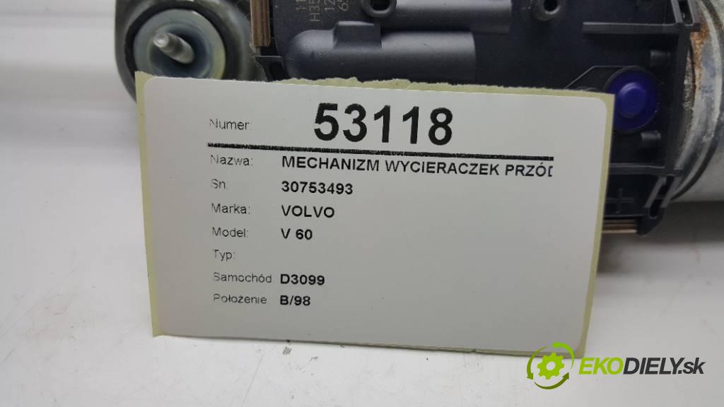 VOLVO V 60    2013 163 kW    1984 Mechanizmus stieračov predný 30753493    (Motorčeky stieračov predné)