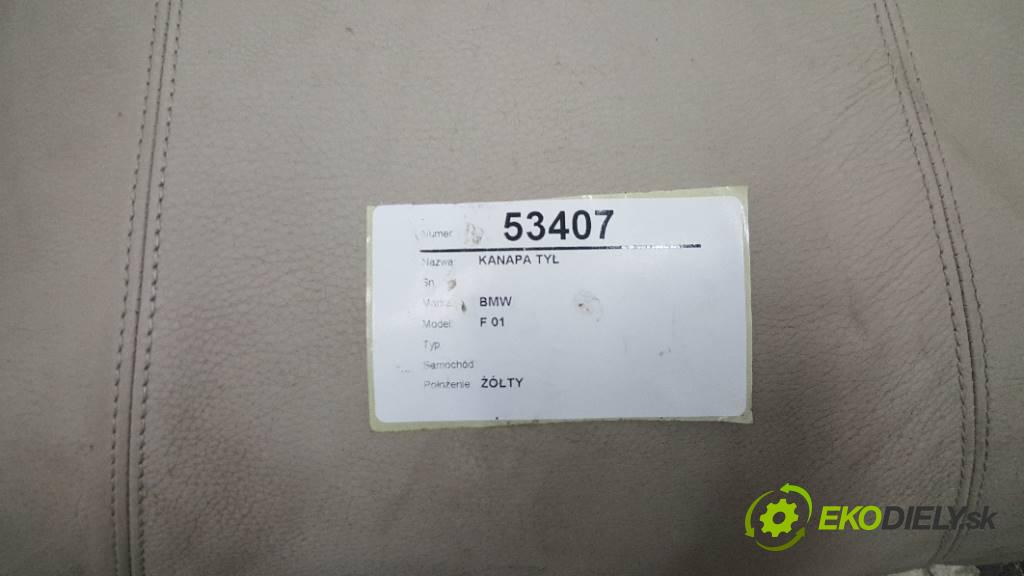 BMW F 01       Sedadlo zad  (Sedačky, sedadlá)