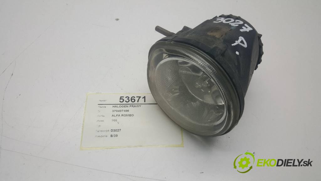 ALFA ROMEO 166    2007 185 kW    2387 hmlové svetlo, hmlovka pravý 370407486