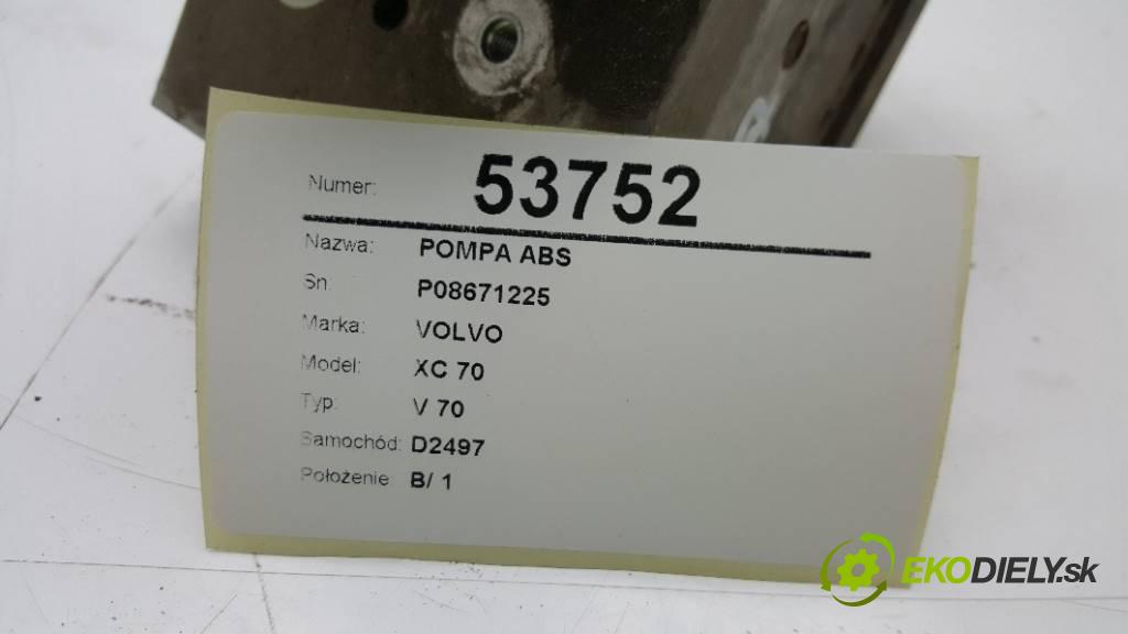 VOLVO XC 70 V 70 2003 120KW V 70 2401 Pumpa ABS P08671225   (Pumpy ABS)