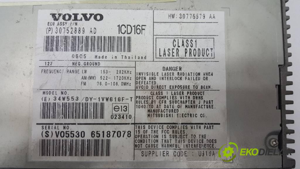 VOLVO V50   2006 80KW    1560 RADIO (S)VO5530 65187078 (Audio zariadenia)