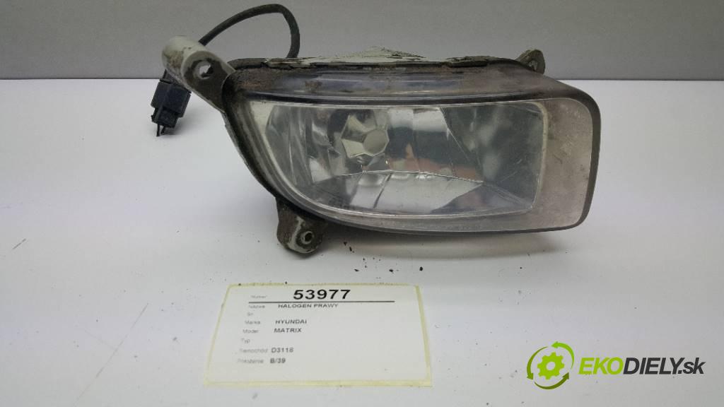 HYUNDAI  MATRIX   2004 103 kW    1599 hmlové svetlo, hmlovka pravý