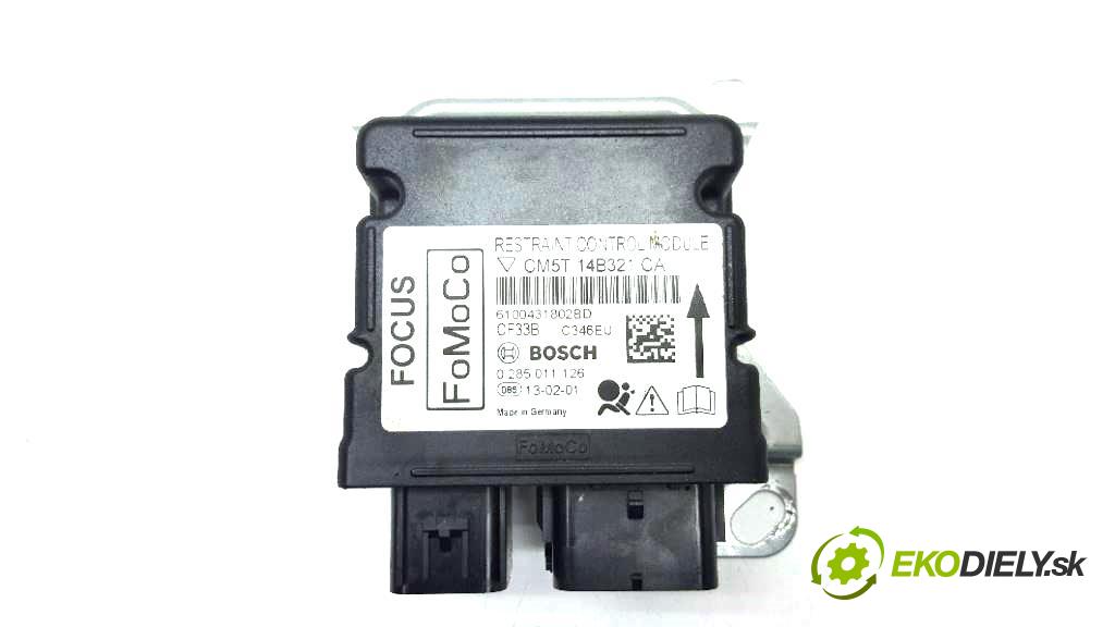 FORD FOCUS  MK3 2013 115 kW  MK3 1997 senzor airbag CM5T14B321CA USZKODZONY  (Snímače)