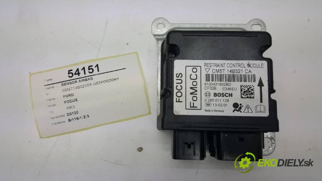 FORD FOCUS  MK3 2013 115 kW  MK3 1997 senzor airbag CM5T14B321CA USZKODZONY  (Snímače)
