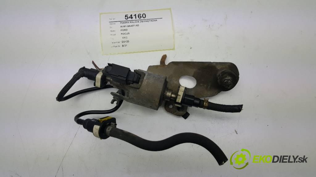 FORD FOCUS  MK3 2013 115 kW  MK3 1997 Pumpa paliva vonkajšia AV61-9A407-AD (Palivové pumpy, čerpadlá, plaváky)