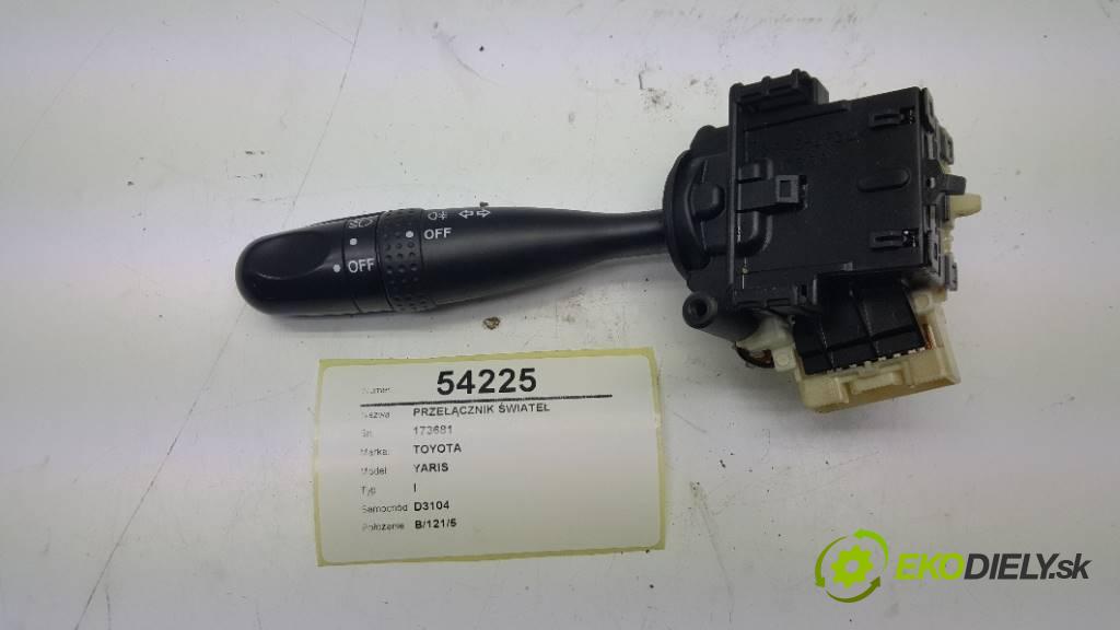 TOYOTA YARIS I 2004 75 kW I 1364 Prepínač svetiel 173681 (Prepínače, spínače, tlačidlá a ovládače kúrenia)