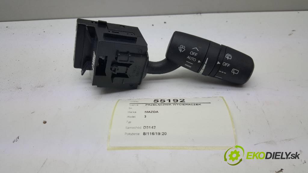 MAZDA 3  2016 120 kW     1998 Prepínač stieračov  (Prepínače, spínače, tlačidlá a ovládače kúrenia)