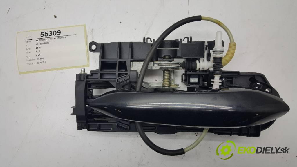 BMW F10 F11 2013 163 kW F11 1995 Kľučka vonkajšia zad pravá x471755009